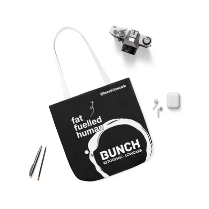 Bunch Fat Fuelled - Black Canvas Tote Bag