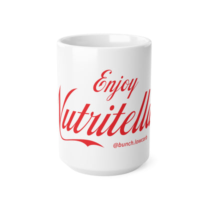 Bunch Enjoy Nutritella Ceramic Coffee Cups (11oz, 15oz)