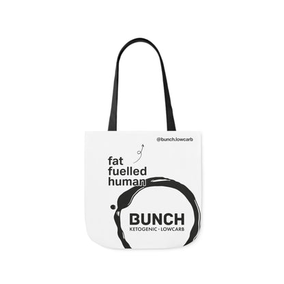 Bunch Fat Fuelled - White Canvas Tote Bag
